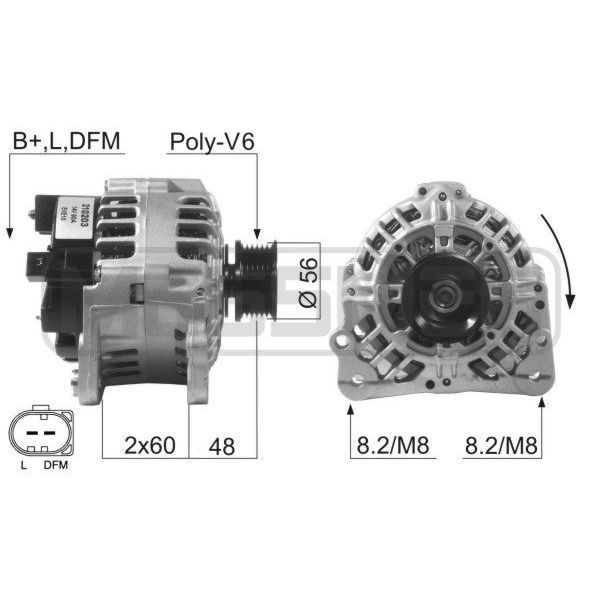 Generator Ca1378ir Hella Audi Seat Skoda Vw Kupit Remont Zapchasti