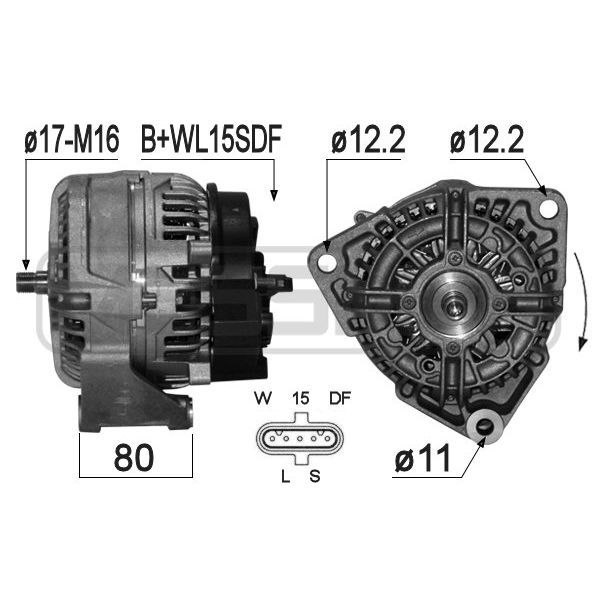 For Ford L-Series /& Sterling A-AT Compressor w// Clutch For Ford Remanufactured