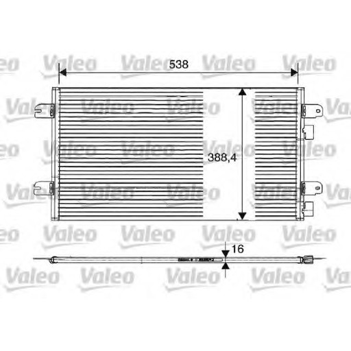 VALEO Air Conditioning Condenser 817687